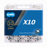 CADENA KMC X10 SILVER/BLACK