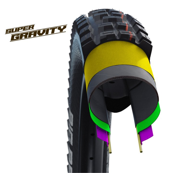 Magic Mary Copertone MTB Schwalbe Super Gravity Addix Soft TLE - Foto 4