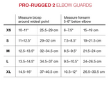 PROTECTORES DE CODO PRO-RUGGED 2 - XS