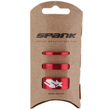 KIT DE ESPACIADORES PARA DIRECCIÓN SPANK (ROJO) (1-1/8") (3/6/12 MM)