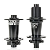 JUEGO DE MAZAS KOOZER 490 (DELANTERO Y TRASERO) 32H, 15X110 BOOST Y 12X148MM BOOST, NEGRO - HG