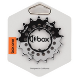 PIÑÓN DE CASSETTE DE ALUMINIO BOX ONE (NEGRO) (3/32") (17 DIENTES)