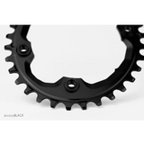 PLATO ABSOLUTE BLACK OVAL 96BCD ASIMÉTRICO, XTR M9000 - 34T