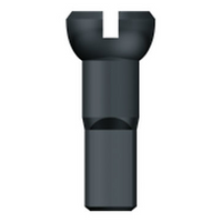 SAPIM BRASS POLYAX NIPPLE, 14G/12MM - NEGRO