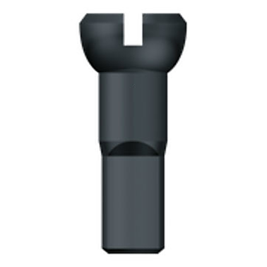 SAPIM BRASS POLYAX NIPPLE, 14G/12MM - NEGRO