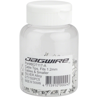 TERMINALES JAGWIRE PARA EXTREMOS DE CABLES/CHICOTILLOS, 1.2MM / PLATEADO