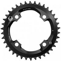 PLATO SRAM X-SYNC 2, 38T, BCD: 104 - BLACK