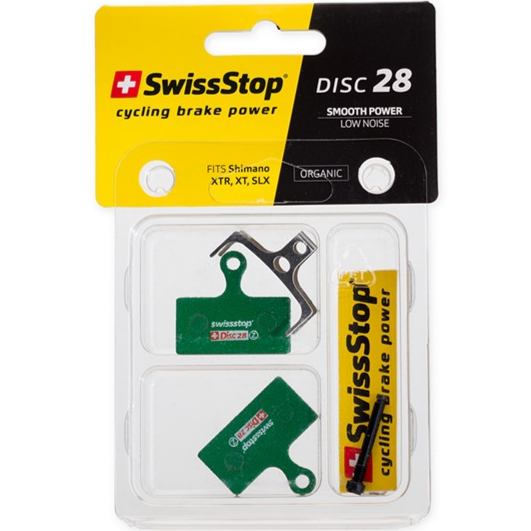 PASTILLAS DE FRENO SWISSSTOP DISC 28 C PARA SHIMANO, FSA, REVER - ORGANICAS