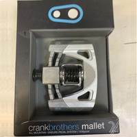 PEDALES CRANKBROTHERS MALLET 2 – RAW/SILVER