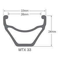 ANILLA SUNRINGLE MTX-33 – 29” / 32H NEGRO