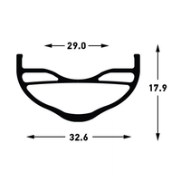 ANILLA STANS NO TUBES FLOW EX3 27.5" DE 32H - GRAY