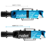 PEDALES CRANKBROTHERS MALLET E – BLACK/BLACK