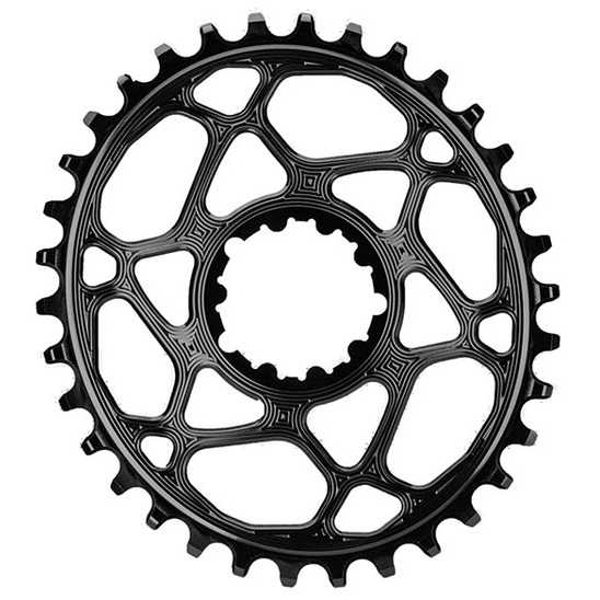 PLATO ABSOLUTE BLACK OVAL SRAM 34T 6MM OFFSET