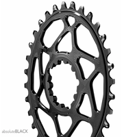ABSOLUTE BLACK OVAL 32T 3MM OFFSET PARA CADENA SHIMANO HYPERGLIDE+ DE 12 VELOCIDADES