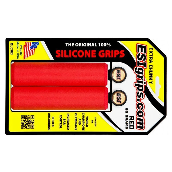 EXTRA CHUNKY SILICONE GRIPS - ROJO