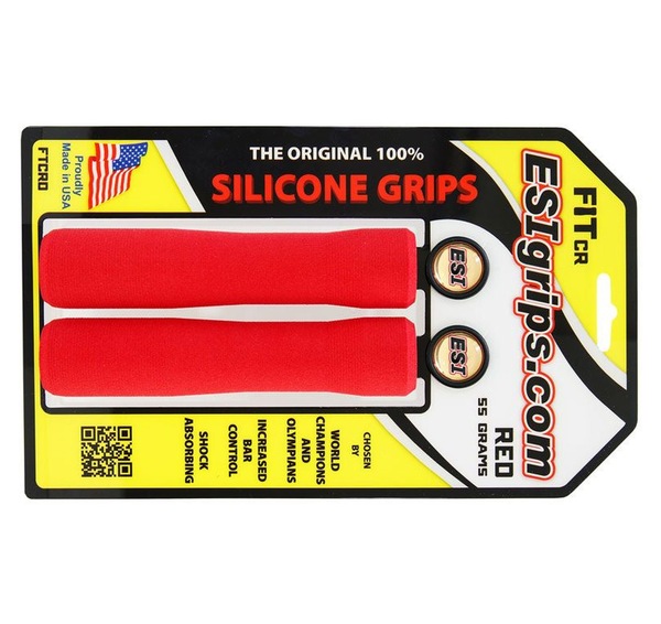 FIT XC SILICONE GRIPS - ROJO