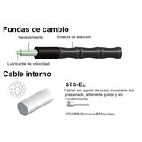 KIT DE CABLES DE CAMBIO JAGWIRE MOUNTAIN ELITE LINK SRAM / SHIMANO CON ULTRA-SLICK UNCOATED