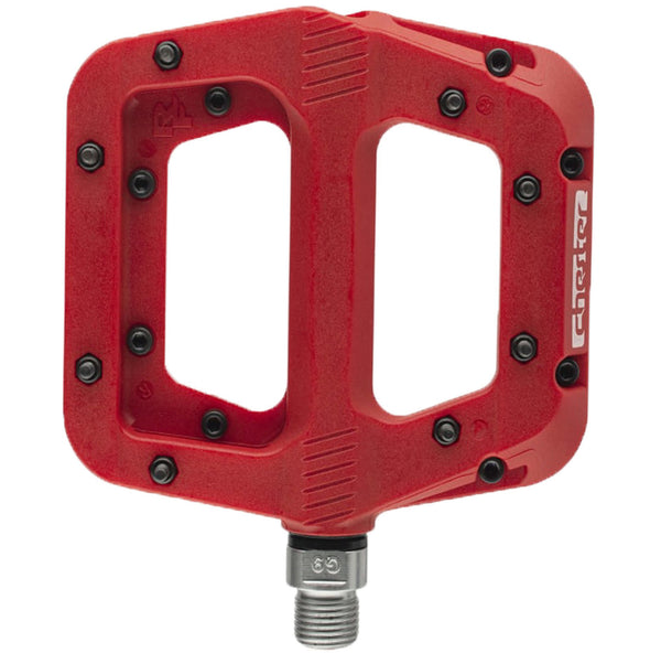 PEDALES DE PLATAFORMA RACE FACE CHESTER - ROJO