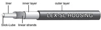 FUNDA DE CAMBIO JAGWIRE DE 4MM CON “LEX SL” CON LINER SLICK-LUBE (LUBRICADO)