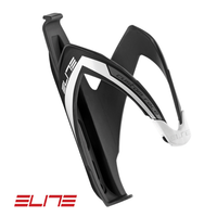 PORTA BOTELLÓN ELITE CUSTOM RACE MATTE BLACK/WHITE